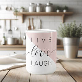 Taza De Café Cita de motivación positiva para el amor en vivo m