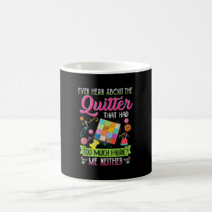 Taza De Café Cita de mujeres que se oyen sobre terremotos