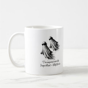 Taza De Café Cita de nombre personalizado de Halloween