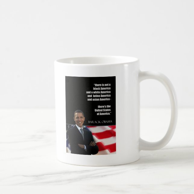 Taza De Café Cita de Obama (Derecha)