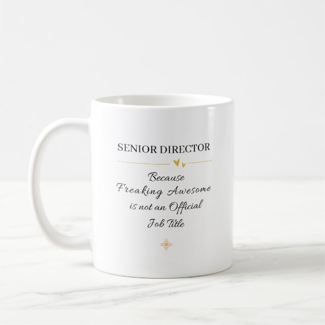 Taza De Café Cita de oficina del director senior (Izquierda)