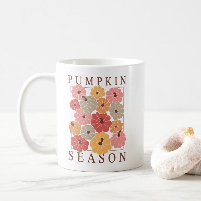 Taza De Café Cita de otoño del Boho (Con donut)