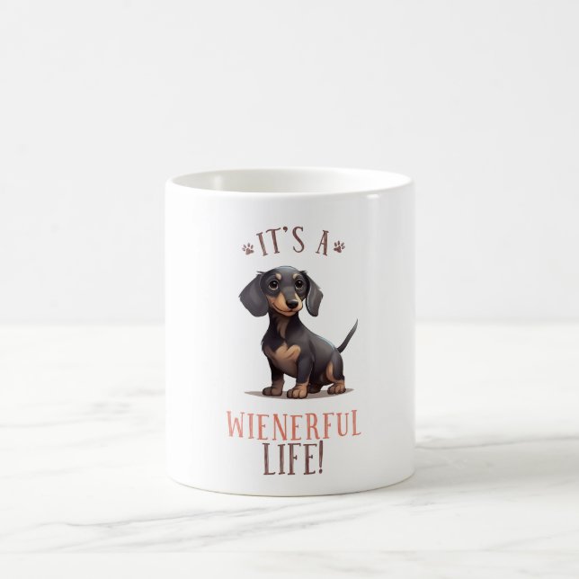 Taza De Café Cita de perro de Dachshund (Centro)