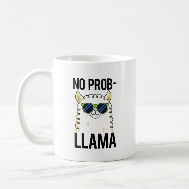Taza De Café cita de personalizado de lamma de animales diverti (Izquierda)