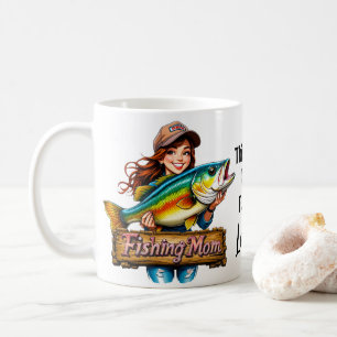 Taza De Café Cita De Pescado De Mamá Pescadora