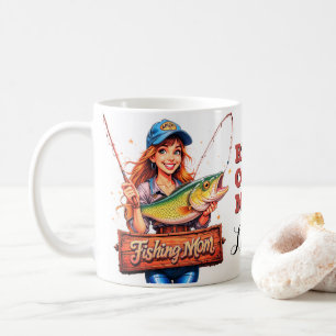 Taza De Café Cita De Pescado De Mamá Pescadora