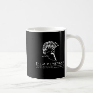 Taza De Café Cita De Platón Sobre La Virtud - Filosofía Griega