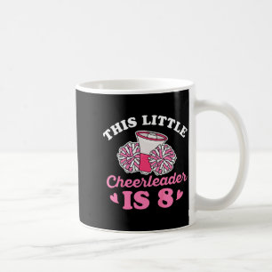 Taza De Café Cita de porrista para niña porrista de 8 años
