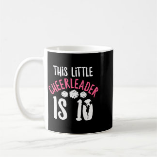 Taza De Café Cita de porristas para niñas de 10 años
