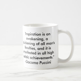 Taza De Café Cita de Puccini