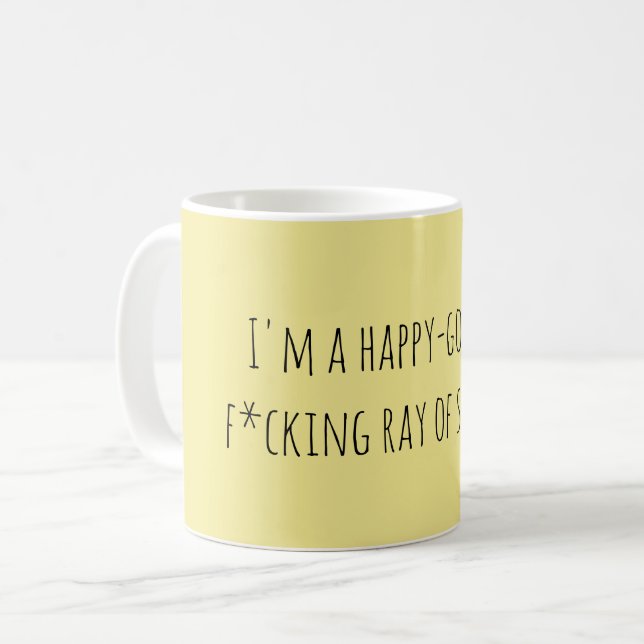 Taza De Café Cita de Rayo Funny de Sunshine (Anverso izquierdo)