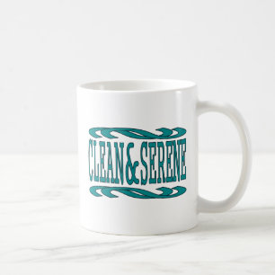 Taza De Café Cita de recuperación Inspiradora limpia y serena
