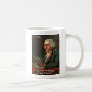 Taza De Café Cita de Sabiduría de Ben Frankling "Cualquier Tont