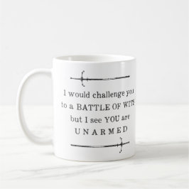 Taza De Café Cita de Shakespeare divertida