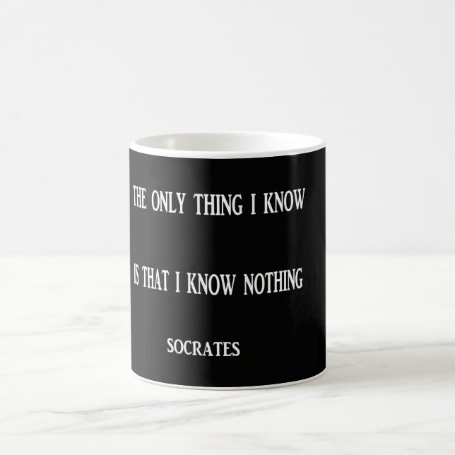 Taza De Café Cita de Sócrates (Centro)