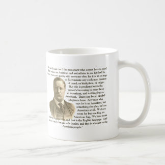 Taza De Café Cita de Teddy Roosevelt