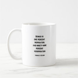 Taza De Café Cita de Thomas Edison -