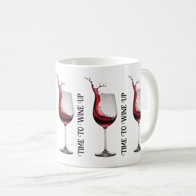 Taza De Café Cita de vidrio de vino (Anverso derecho)