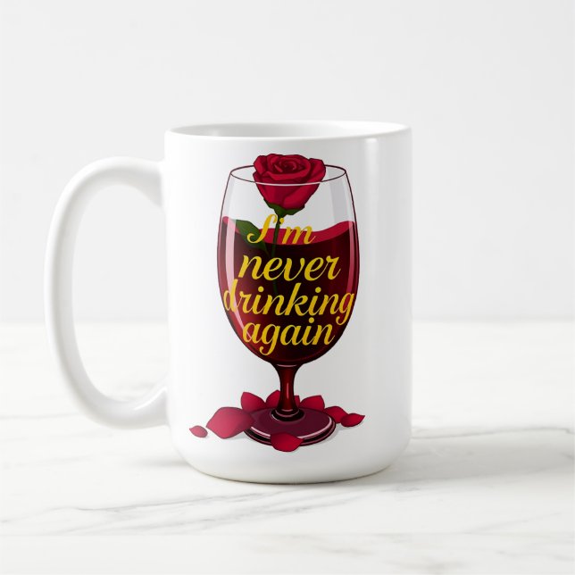 Taza De Café Cita de vino (Izquierda)