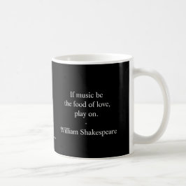 Taza De Café Cita de William Shakespeare - Amor