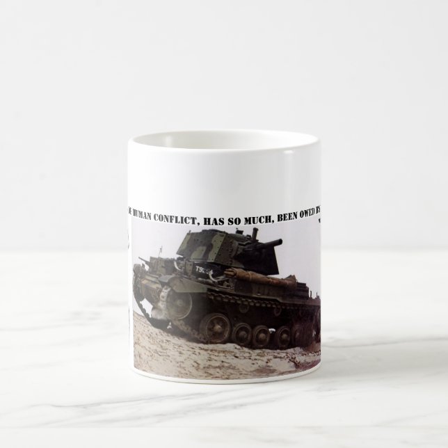Taza De Café Cita de WW2 Churchill - EJÉRCITO 2 (Centro)