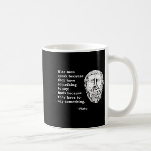 Taza De Café Cita del filósofo Platón - Nerd estudiantil de fil