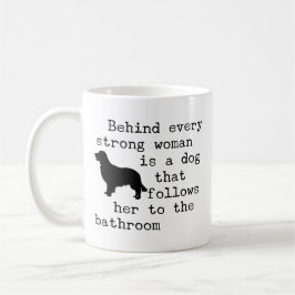Taza De Café Cita del humor del perro - Golden Retriever