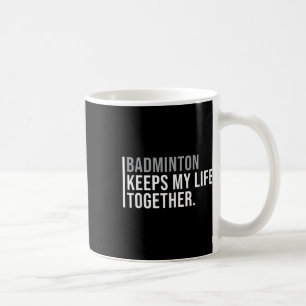 Taza De Café Cita del jugador de Badminton Hobby Badminton