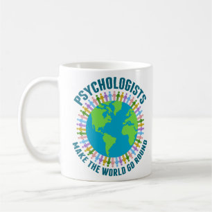 Taza De Café Cita del mundo de psicólogos escuetos sobre psicol