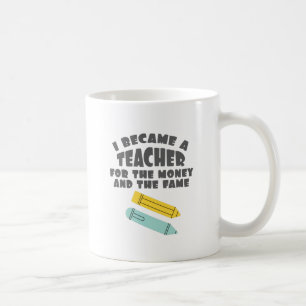 Taza De Café Cita Del Profesor Me Convirtí En Profesor Por Dine