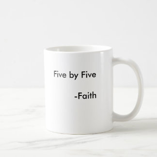 Taza De Café Cita del signiture de la fe