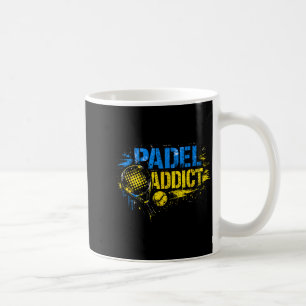 Taza De Café Cita divertida de adicto al pádel