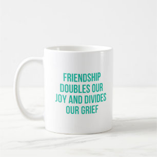 Taza De Café Cita divertida de amistad