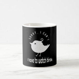 Taza De Café Cita divertida de Birdwatching