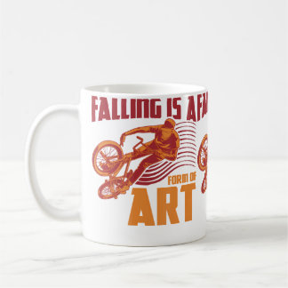 Taza De Café Cita Divertida de Bmx Rampa Vertical Bicicleta