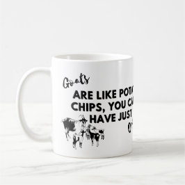 Taza De Café Cita divertida de cabra: las cabras son como las c