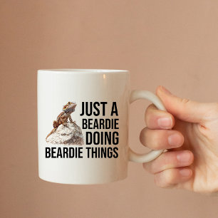 Taza De Café Cita divertida de Dragon con barba