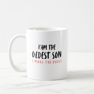 Taza De Café Cita Divertida de Familia del Hijo Mayor