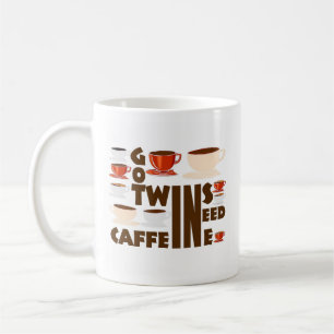 Taza De Café cita divertida de gemelos