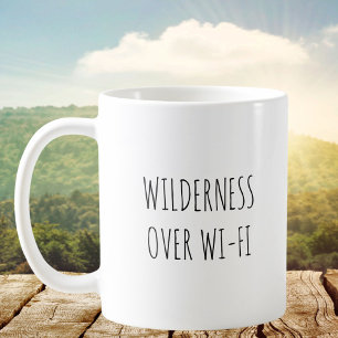Taza De Café Cita divertida de humor rústico y silvestre