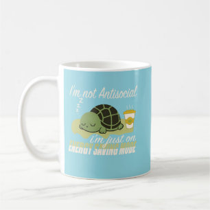 Taza De Café Cita divertida de introvertido que solo estoy ahor