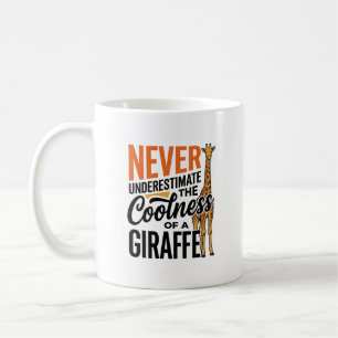 Taza De Café Cita Divertida de Jirafa Diseño de Camiseta Vector