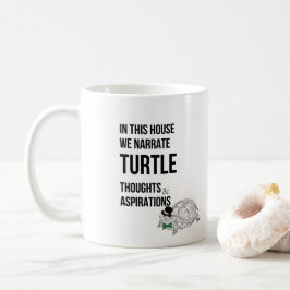 Taza De Café Cita divertida de los amantes de TURTLE