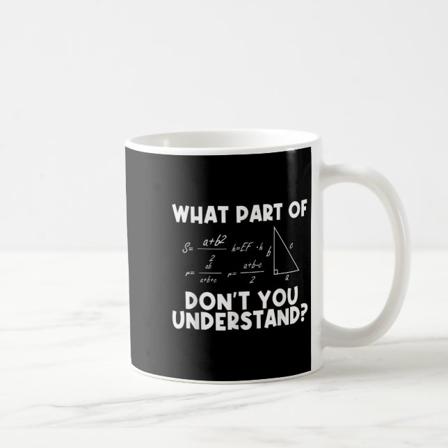 Taza De Café Cita Divertida de Matemáticas Matemáticas Querido  (Derecha)