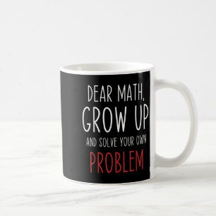 Taza De Café Cita Divertida de Matemáticas Querido Profesor de 