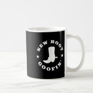 Taza De Café Cita divertida de meme de bota de vaquero de nuevo
