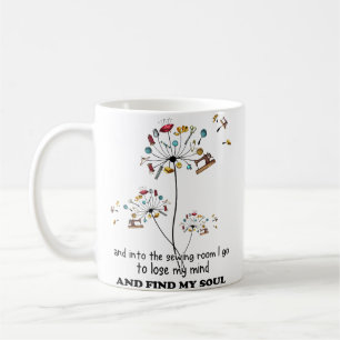 Taza De Café Cita divertida de mujeres sobre acolchado - Acolch