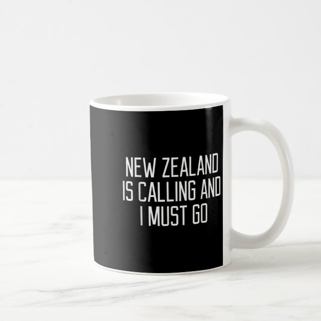 Taza De Café Cita divertida de Nueva Zelanda (Derecha)