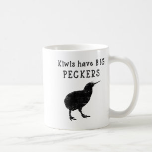 Taza De Café Cita divertida de Nueva Zelanda Los kiwis tienen g