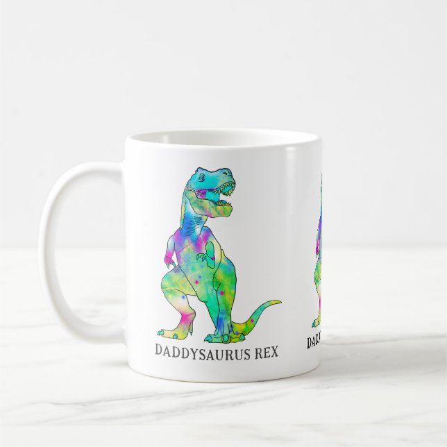 Taza De Café Cita divertida de papá Dinosaur (Izquierda)